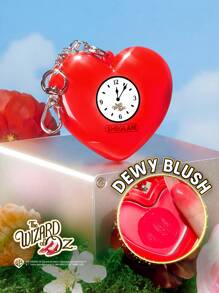 The Wizard of OZ™ | SHEGLAM Heart Clock Dewy Blush Rare Graduation Birthday Holiday Summer Fall Autumn Y2K Fancy Fashion Women Brand Makeup Cosmetic Beauty Party Beach Travel Camping Outdoors School Campus Trip Festivals Decor Gift Present Rose Girl Cosplay Best Color Charm Vibe