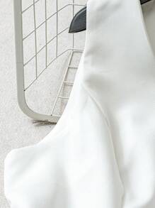 GlowEve CURVE Blusa sin mangas de unicolor para mujer de talla grande