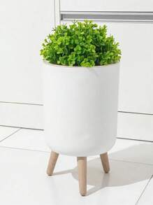 1pc Portable Waste Bin,Kitchen,Bathroom,Home,Household Supplies - White - View 5