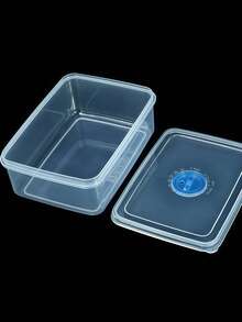 Set Kotak Penyimpanan Makanan Segar Empat BagianKotak Penyimpanan KulkasHadiah Suvenir Acara Skala BesarSet Wadah Makanan Microwave - Clear - View 3