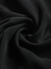 Freevana Plus Size Women's Contrast Lace Solid Color Fashion Camisole - Black - View 7