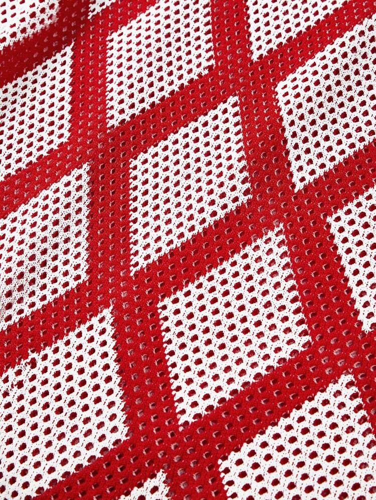 SHEIN Maija Women's Color Block Square Pattern Summer Casual Beach Dress, Loose Front Tie Knot V-Neck Batwing Short Sleeve Bohemian Style Pullover Sweater Top All-Match Summer Clothing For All Seasons, Modern Holiday Fashion Design, Comfortable Beach Beach Clothing, Bohemian Style, Isabi Island Holiday Wear, Summer Dopamine Holiday Wear, Ins Same Style Holiday Style, Exotic Atmosphere, Country Concert, Western Style Clothing