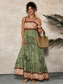 Travachic Vestido Regata Plus Size, Fashionable para o Verão