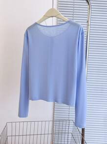 Franclia Lässige Pendelkleidung, einfache Damen Dünnjacke für Frühling/Sommer