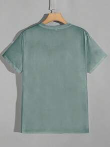 RueChic 男士纯色简约时尚短袖圆领 T 恤