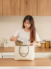 Grain & Cereal Sealed Containers Plastic Milk Powder Jars | Storage Boxes | Silicone Magnetic Sealed Jars - Manufacturer Direct Stock,Household Dry Grain Sealed Container Storage Box, Rice Bucket, Moisture Resistant Flour Bucket For Miscellaneous Grains Storage, Canned Rice Container, Rice Storage Box - Clear - View 6