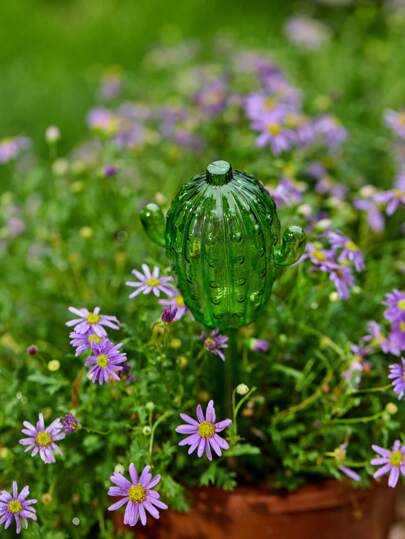 Cirelle 1PC Summer Glass Cactus Watering Ball For Plants | Garden Decor, Pot Plant Waterer Self Watering Planter | Insert For Home Indoor Outdoor Garden Patio Hanging Flower Spike Decoration | Gift For Plant Lovers (Multiple Style Options), Rama Comfort Home, Gifts For Parents, Special Gift, Housewarming Gift