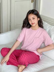 Dazy Kids Mädchen Oversized Herbst Homewear