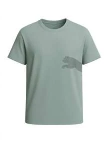 Puma M TAD BIG LOGO Tee - Green - View 1
