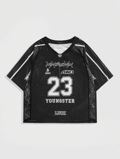 Prep Maillot de sport pour hommes, adapté au porter quotidien au printemps/été