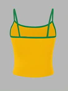 INAWLY Top de camisola con gráfico de letras de Brasil estilo Y2K para mujer