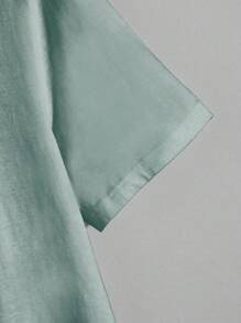 RueChic 男士纯色简约时尚短袖圆领 T 恤