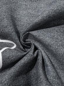 Conjunto de camiseta de manga corta negra con estampado de letra inglesa y estrella negra + pantalón negro para mujer, 2 conjuntos a juego de madre e hija (se venden por separado)