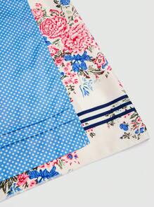 Fairmaia Váy Dirndl cổ vuông họa tiết chấm bi và hoa truyền thống của phụ nữ Đức, dành cho lễ hội Oktoberfest Váy Dirndl cổ điển không tay truyền thống của phụ nữ Đức Váy Dirndl cổ vuông, họa tiết hoa và tạp dề, dành cho lễ hội Oktoberfest, Halloween - Nhiều màu - Xem 7