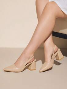 CUCCOO CURVES 大码女式经典时尚舒适尖头高跟鞋