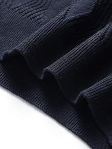 Manfinity Homme Polo liso de punto para uso diario de verano para hombres