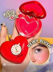 The Wizard of OZ™ | SHEGLAM Heart Clock Dewy Blush Rare Graduation Birthday Holiday Summer Fall Autumn Y2K Fancy Fashion Women Brand Makeup Cosmetic Beauty Party Beach Travel Camping Outdoors School Campus Trip Festivals Decor Gift Present Rose Girl Cosplay Best Color Charm Vibe