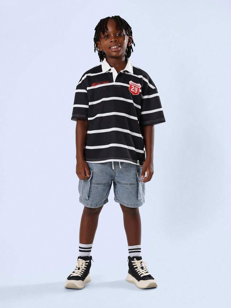 Short Sleeve Polo Rugby T-Shirt Co-Ords