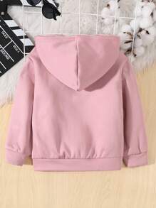 3件套年轻男童休闲舒适英伦标志连帽羊毛运动衫夹克