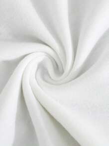 SHEIN 男童休闲无袖印花背心，白色，夏季 - 白色 - 查看 5