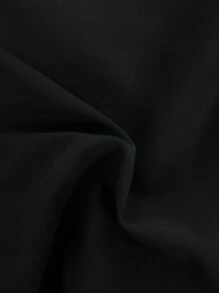 Manfinity Swimmode Men's Beach Vacation Contrast Color Print Swim Trunks Men Black Swim Trunk Men Swim Trunks - Black - View 7