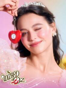 The Wizard of OZ™ | SHEGLAM Heart Clock Dewy Blush Rare Graduation Birthday Holiday Summer Fall Autumn Y2K Fancy Fashion Women Brand Makeup Cosmetic Beauty Party Beach Travel Camping Outdoors School Campus Trip Festivals Decor Gift Present Rose Girl Cosplay Best Color Charm Vibe