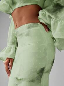 MISSGUIDED Ethereal Watercolor Tie Dye Maxi Skirt , Occasion Evening Party Wedding Guest Spring Summer Resort Wear