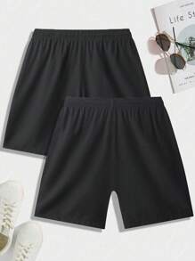Gym Rark Herren einfach bedruckte Lässig Sport Shorts - Schwarz - Übersicht 2