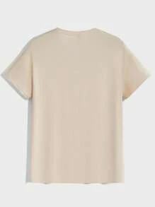 Manfinity VCAY paquete de 3 camisetas de manga corta de cuello redondo de unicolor para hombre, para el verano - Multicolor 7 - Ver 10