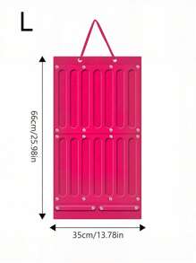 SHEIN 1pc Extra Large Hair Accessory Storage Bag, Decorative Organizer Holder For Hair Clips, Headbands, Scrunchies, Jewelry And More, Wall Mounted, Suitable For Daily Use, Eyeglasses Storage, Rose Red, Gender Reveal Party, Perfect For Birthdays, Weddings, Parties, The Perfect Gift For Colleagues, Friends, And Family - Multicolor - View 7