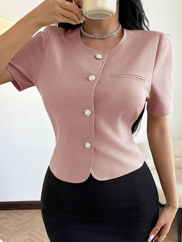 Women's Elegant Fitted Jacket, New Summer Style,Back To School Clothes Women Coats