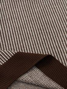 RueChic Camisa polo de cremallera media regular con textura de moda para hombres