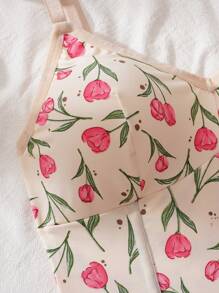 SHEIN 1 st sexigt blommigt linne för kvinnor