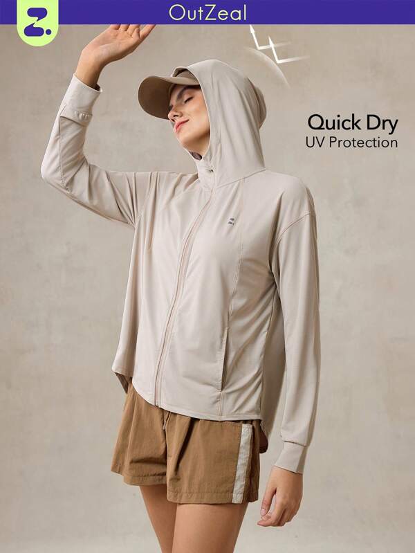 OutZeal UV Protection UPF50+ Quick-Dry Cross-Back Outdoor Sun-Proof Jacket Everyday Daily Casual