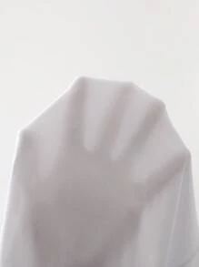 ROMWE MEN Street Life Character Men's Hand-Painted Round Neck Loose Dropped Shoulder Short Sleeve T-Shirt - Black - View 8