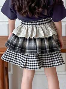 Dazy Kids Young Girls Pleated Skirt, Fall - Multicolor - View 4