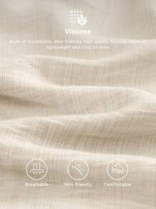 Elenzga Damen einfarbige Texturgewebe-Lässig Hose