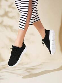 CUCCOO BASICS Sapatos femininos Moda Confortável Leve Corrida Ao Ar Livre Tênis Preto para Férias de Verão, Sapatos Esportivos de de Verão, Sapatos Casuais, De Volta às Aulas, Sapatos de Estudante Universitário, Sapatos de Natal, Outono, Ano Novo e Férias