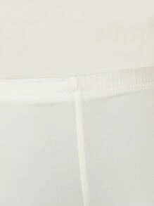 Sparklyn Bộ 3 quần legging dệt kim ngắn màu trơn thường ngày cho bé gái mới biết đi, mùa xuân/hè - Nhiều màu - Xem 4