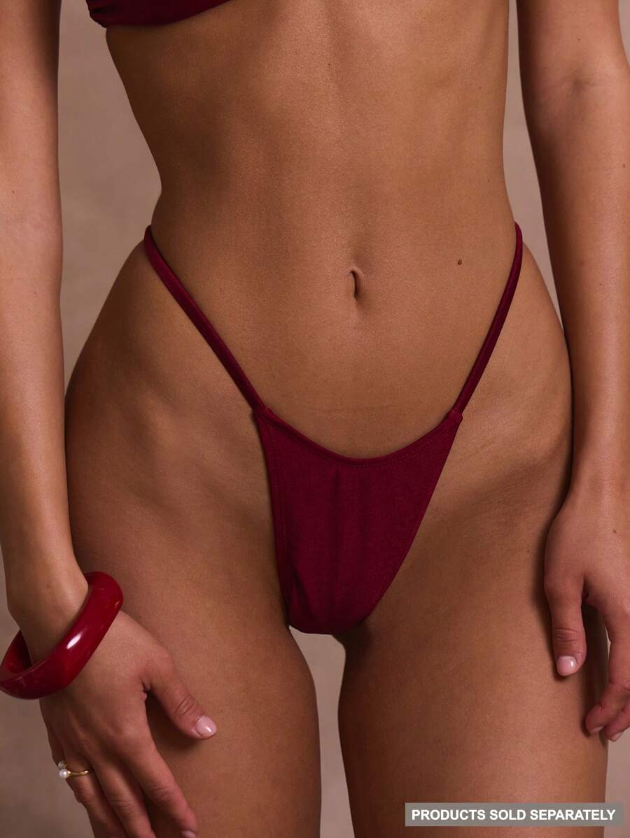 Musera Resort Quần bikini dây mảnh mùa hè Ibiza, phù hợp cho kỳ nghỉ, gợi cảm, lãng mạn, đi biển, bơi lội, thanh lịch, lễ hội, thời Phục Hưng, mùa xuân. - Đỏ - Xem 1