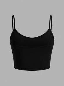 SHEIN EZwear 3 件套黑色碎花、灰色玫瑰、深红色女士无袖短款休闲吊带背心，适合夏季 - 彩色 - 查看 4