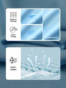 JNSQ Back To School Tween Boy Sports T-Shirt, Children's Round Neck 4-Needle 6-Thread Contrast Color Seamless Crafted Front 3M Reflective Print Professional Outdoor Sports T-Shirt - Baby Blue - View 2