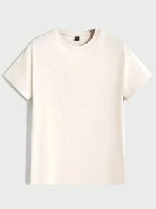 Manfinity BRENVOR 3pcs Pack Men Knitted Casual Short Sleeve T-Shirt, For Going Out, For Friends