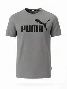 Puma ESS Logo Tee - Xám - Xem 1