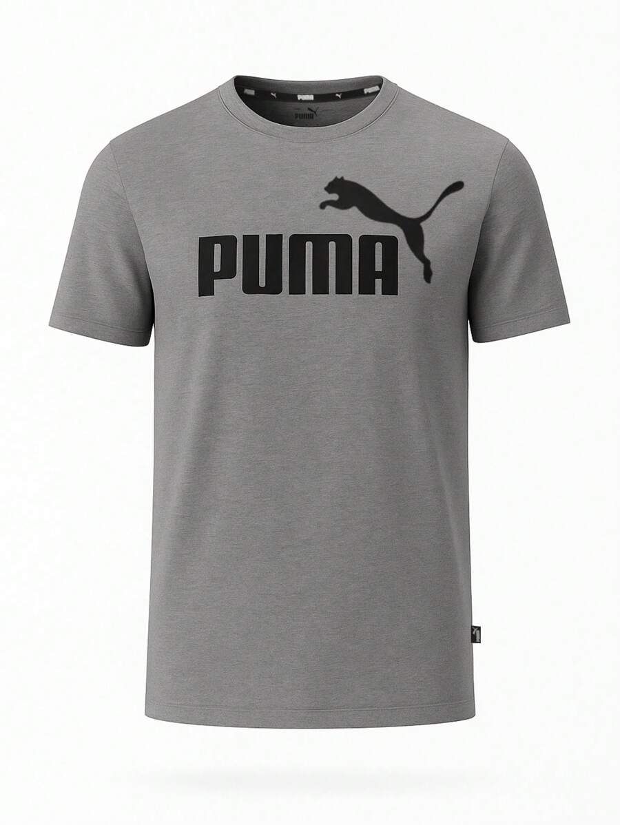 Puma ESS Logo Tee - Xám - Xem 1