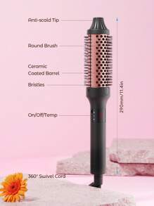 Teckwe Rizador de pelo y varilla rizadora - Negro - Ver 8