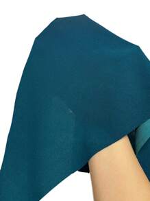 Modelyn 女式修身高腰鱼尾喇叭裙 - 藍色 - 查看 8