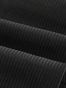 SHAPORA 女士纯色高腰侧扣塑身裤 - 黑色 - 查看 4