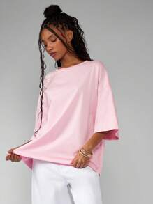 MISSGUIDED Camiseta de verano oversize con estampado de limón, de alta moda, estilo gráfico urbano, casual de fin de semana, con diseño de declaración en la espalda, ropa de resort