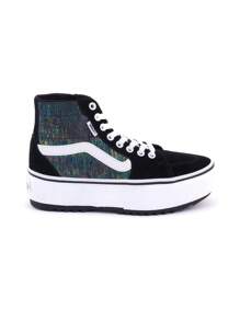 Vans Filmore Hi Tapered Platform ST SUEDE/FOIL BLACK - 箔黑色 - 查看 1